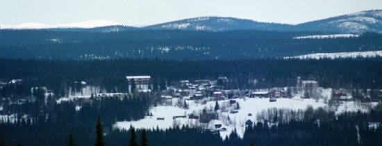Panoramabild av Dikanäs
